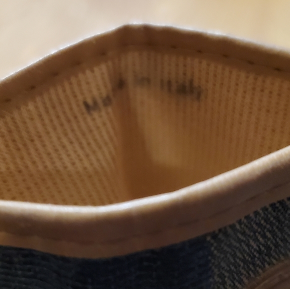 FENDI Vintage Penguin Stripe Slim Eyeglasses Soft Leather Case - Picture 5 of 6